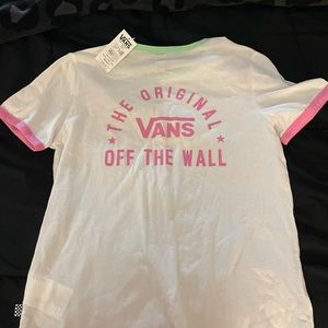 Vans tshirt size M. New with tags